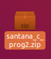 your folder with .zip