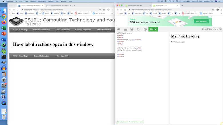 HTML Let Me Try window.