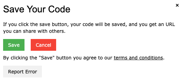 Click the green Save button.