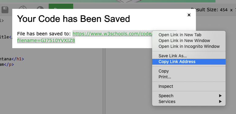 copy grading link