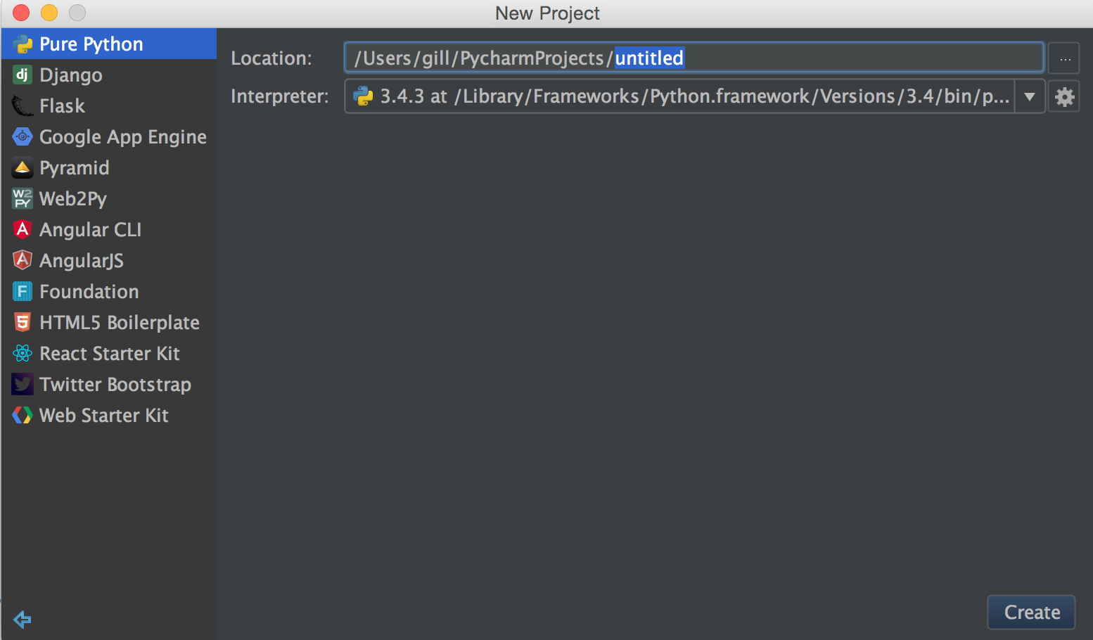 running pycharm for the first time
