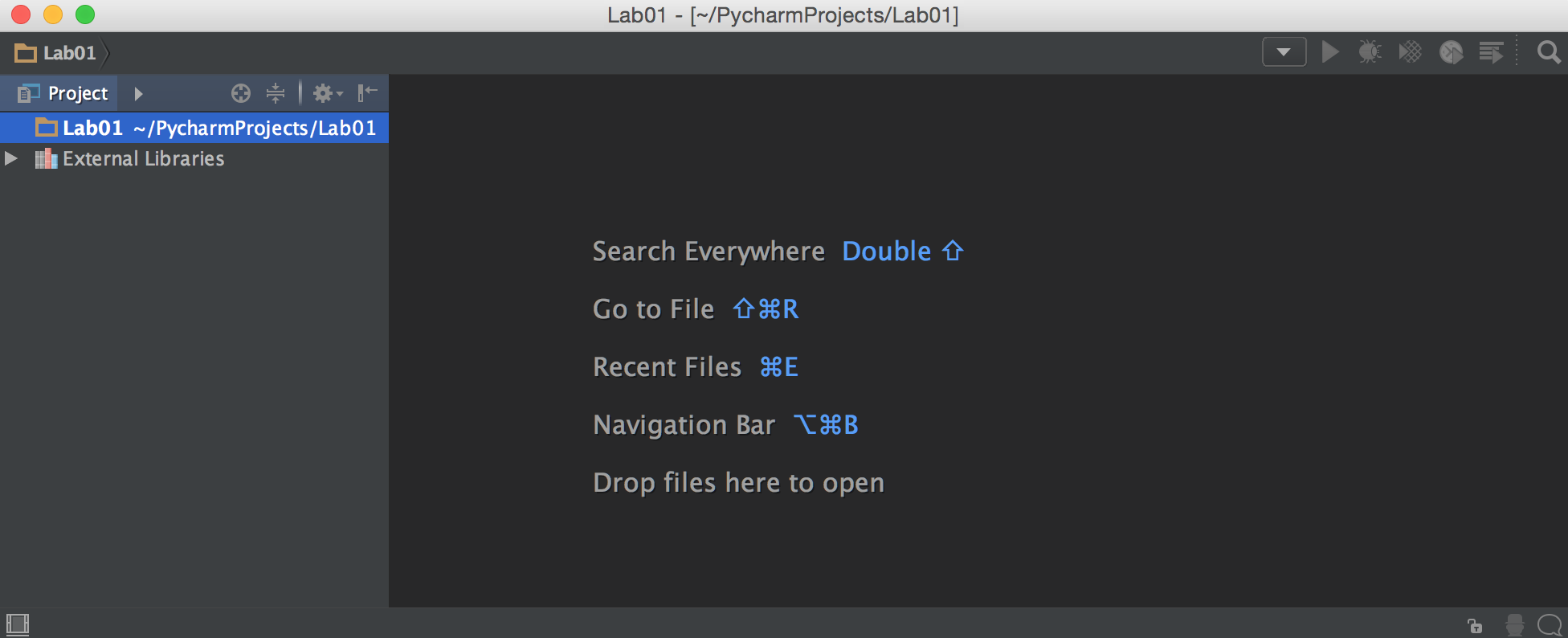 PyCharm Create New Project